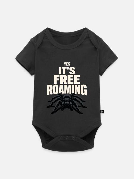 Tarantel Tarantel Halter Spinnenbesitzer - Baby Premium Kurzarmbody - Schwarz