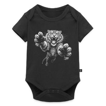 Tigre - Body à manches courtes Premium Bébé - noir - Devant