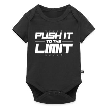 Push It To The Limit - Baby Premium short-sleeve bodysuit - black - Front