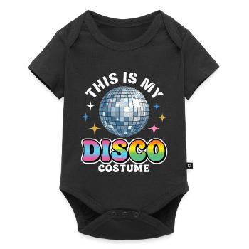 This Is My Disco Costume Disco Ball - Baby Premium short-sleeve bodysuit - black - Front