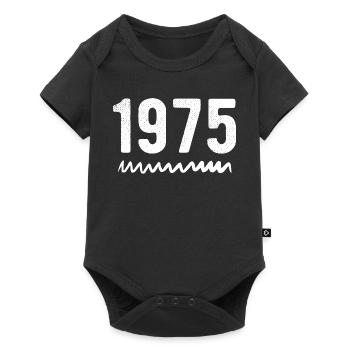 1975 Anniversary 1975 Retro 1975 - Baby Premium short-sleeve bodysuit - black - Front