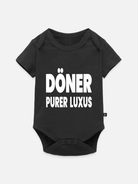 Döner - Baby Premium Kurzarmbody - Schwarz