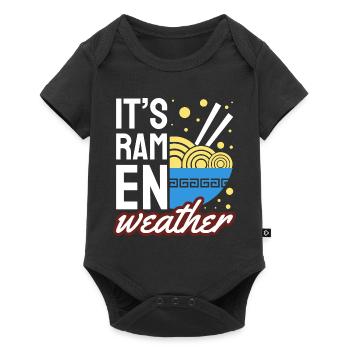 Its Ramen Weather Cozy Noodle Lover - Baby Premium short-sleeve bodysuit - black - Front