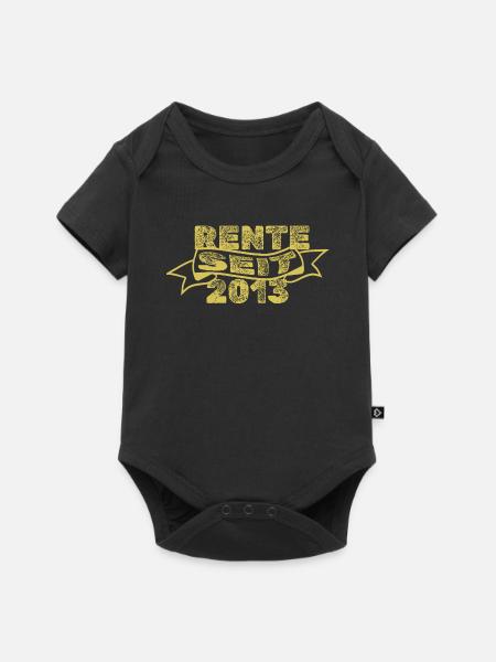 Rentner 2013 - Baby Premium Kurzarmbody - Schwarz
