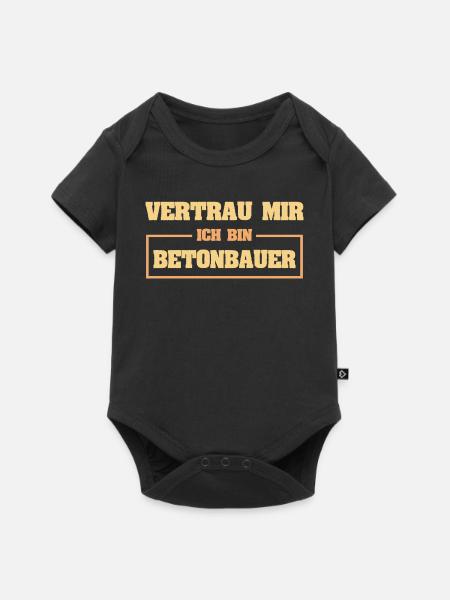 Beruf Betonbauer - Baby Premium Kurzarmbody - Schwarz