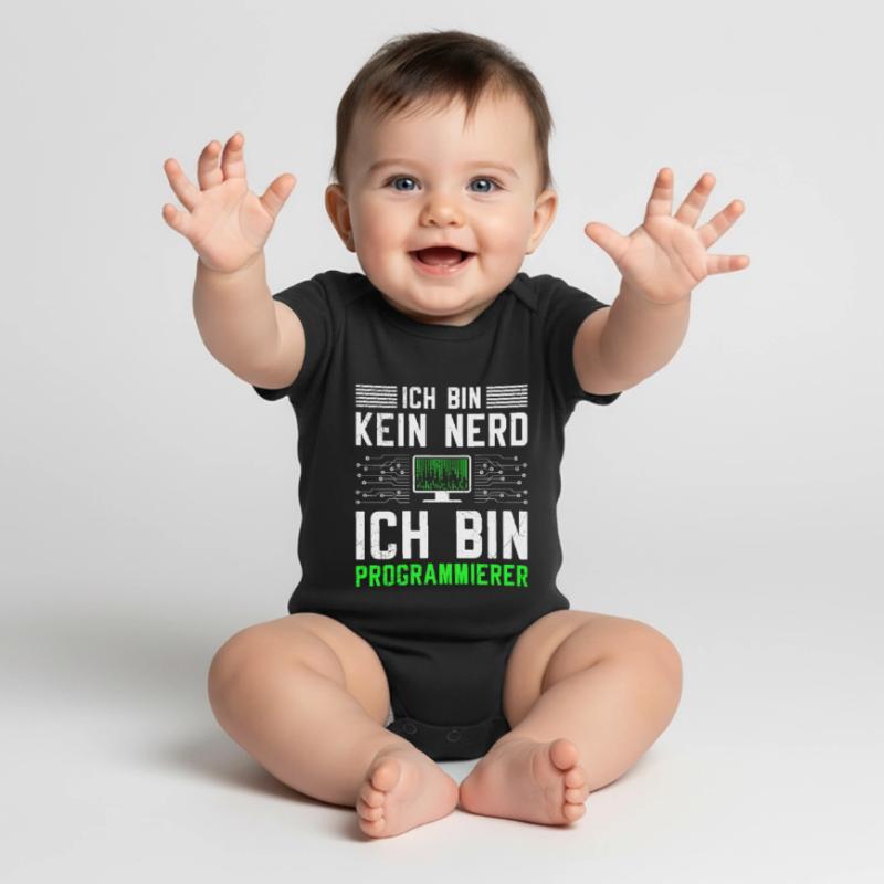 Computer I'M NOT A NERD I'M A PROGRAMMER Baby Premium short-sleeve bodysuit