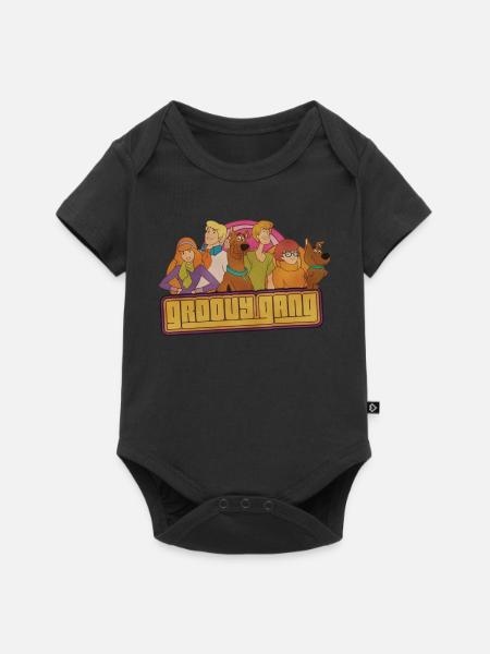 Scooby-Doo Groovy Gang - Baby Premium Kurzarmbody - Schwarz
