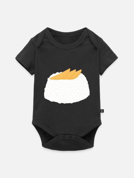 Mango-Klebreis - Baby Premium Kurzarmbody - Schwarz