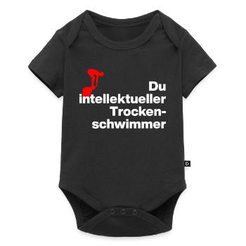 ESPÈCE DE NAGEUR SEC INTELLIGENT. SARCASME - Body à manches courtes Premium Bébé - noir - Devant