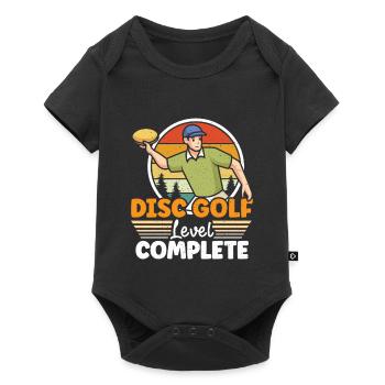 Disc Golf Gifts Disc Golf - Baby Premium short-sleeve bodysuit - black - Front