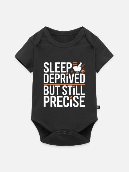 Pharmacist Student Sleep Deprived Pharmacy Trainee - Baby Premium Kurzarmbody - Schwarz