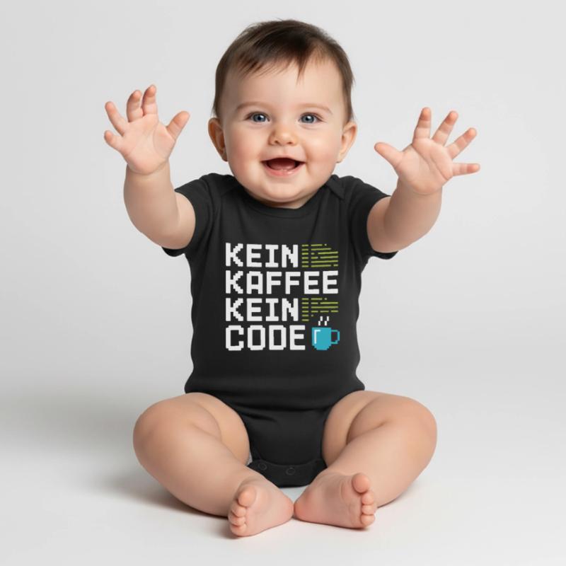 Kein Kaffee Kein Code Programmierer Informatiker Baby Premium Kurzarmbody