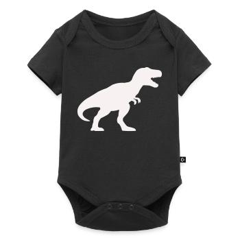 Dino Silhouette Tyrannosaurus Rex - Baby Premium short-sleeve bodysuit - black - Front