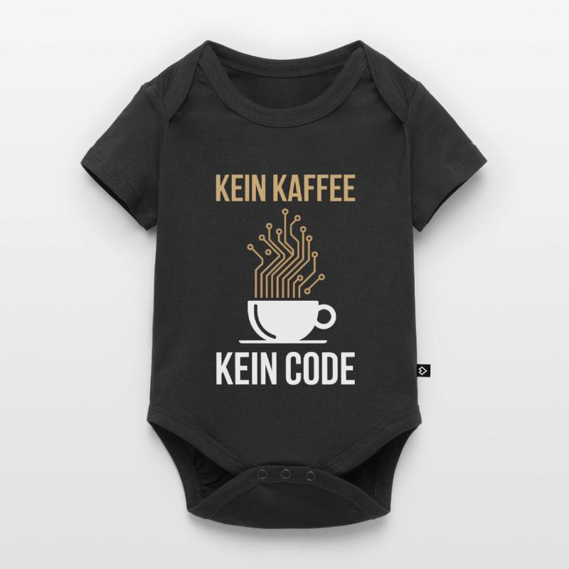 Kein Kaffee Kein Code Programmierer Informatiker Baby Premium Kurzarmbody