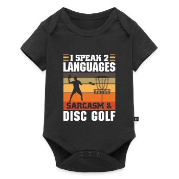 Cadeaux de disc golf Disc Golf - Body à manches courtes Premium Bébé - noir - Devant