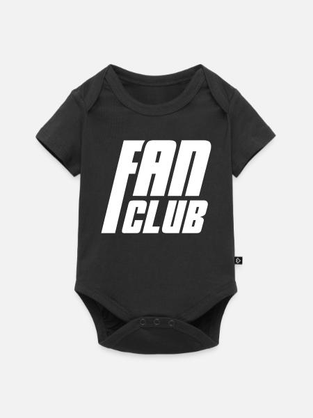 Fan Club - Baby Premium Kurzarmbody - Schwarz
