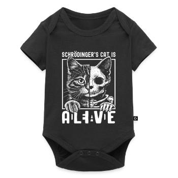 Schrödinger's Cat Dead And Alive - Baby Premium short-sleeve bodysuit - black - Front
