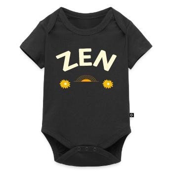 Zen - Baby Premium short-sleeve bodysuit - black - Front