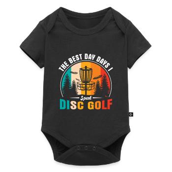 Disc Golf Gifts Disc Golf - Baby Premium short-sleeve bodysuit - black - Front