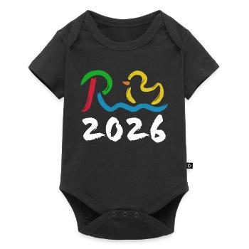 Pension 2026 - Retirement - Pension - Baby Premium short-sleeve bodysuit - black - Front