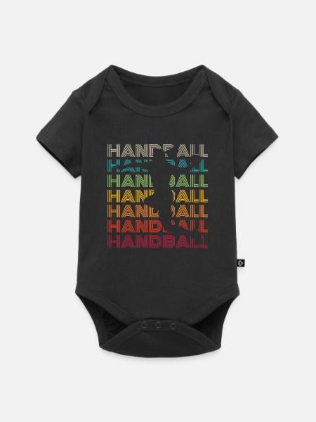 Handball Spielerin - Baby Premium Kurzarmbody - Schwarz