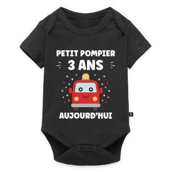 3 ans - Body à manches courtes Premium Bébé - noir - Devant