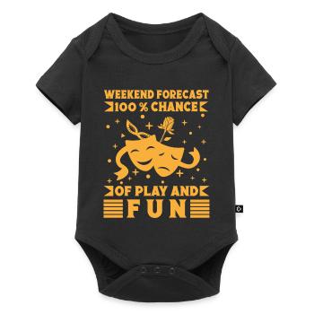Musical Theatre Weekend Forecast Play & Fun Gift - Baby Premium short-sleeve bodysuit - black - Front