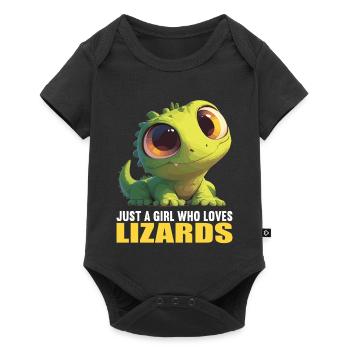 Lizards Lizard - Baby Premium short-sleeve bodysuit - black - Front