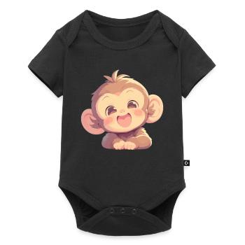 Macaque Macaque - Baby Premium short-sleeve bodysuit - black - Front