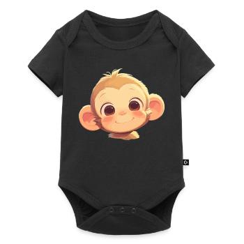 Macaque Macaque - Baby Premium short-sleeve bodysuit - black - Front