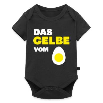 Fans de poulet - Coq - Coq - Jaune d’œuf - Body à manches courtes Premium Bébé - noir - Devant