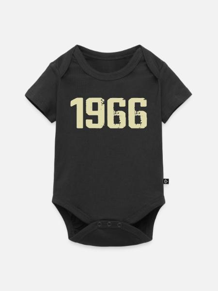 Jubiläum 1966 - Baby Premium Kurzarmbody - Schwarz