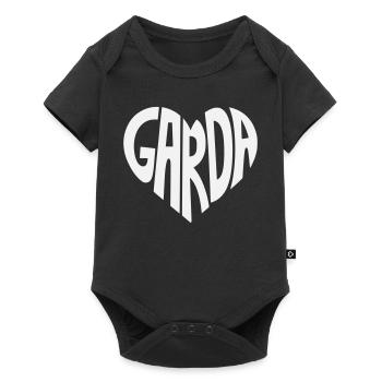 Garda Heart Font Logo - Baby Premium short-sleeve bodysuit - black - Front