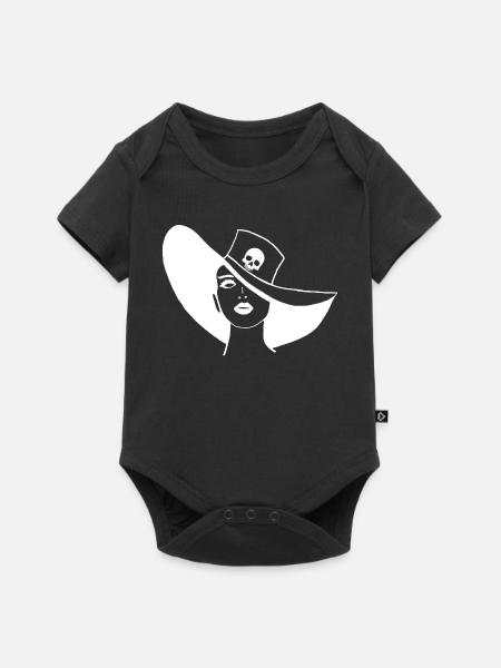 Der Geist mit dem Hut - Baby Premium Kurzarmbody - Schwarz