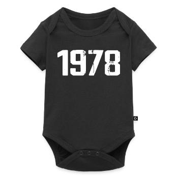 1978 - Génial depuis 1978 - Body à manches courtes Premium Bébé - noir - Devant