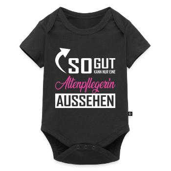 Seule une infirmière gériatrique peut avoir une telle allure - Body à manches courtes Premium Bébé - noir - Devant