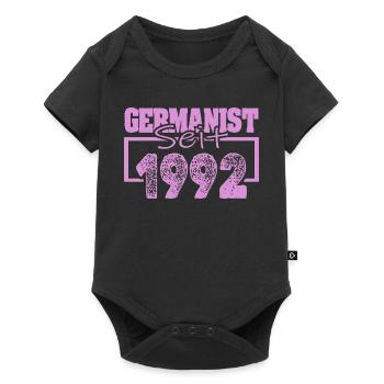 Chercheur en études allemandes 1992 - Body à manches courtes Premium Bébé - noir - Devant