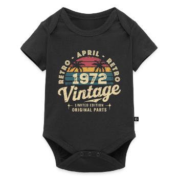 Avril 1972 - April 1972 - Baby Premium short-sleeve bodysuit - black - Front
