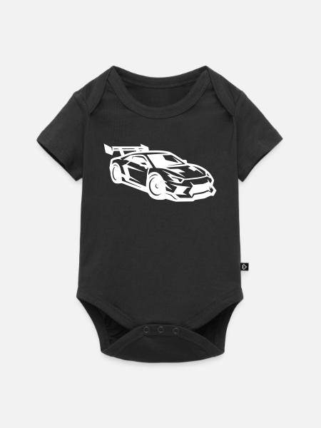 Auto Tuning Sportwagen  - Baby Premium Kurzarmbody - Schwarz