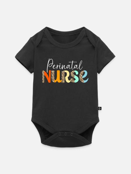 Hebamme Obgyn Frauenheilkunde Geburtshilfe - Baby Premium Kurzarmbody - Schwarz