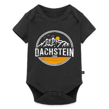 Dachstein Ramsau Österreich Logo - Baby Premium Kurzarmbody - Schwarz - Vorne
