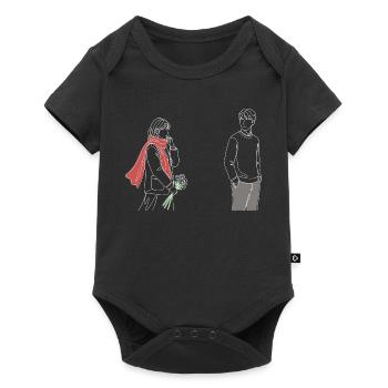 Drame coréen K-Drama Lover Kdrama - Body à manches courtes Premium Bébé - noir - Devant