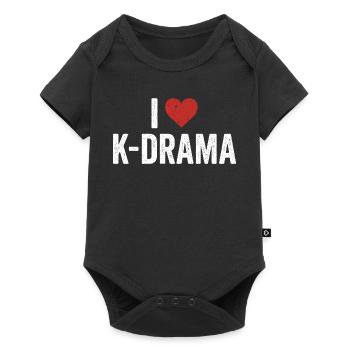 Drame coréen K-Drama Lover Kdrama - Body à manches courtes Premium Bébé - noir - Devant