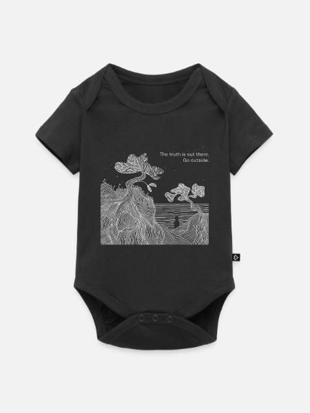 kosmische Wahrheit - Baby Premium Kurzarmbody - Schwarz