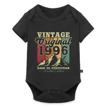 Original 1996 Vintage Vintage Birthday Retro - Body à manches courtes Premium Bébé - noir - Devant
