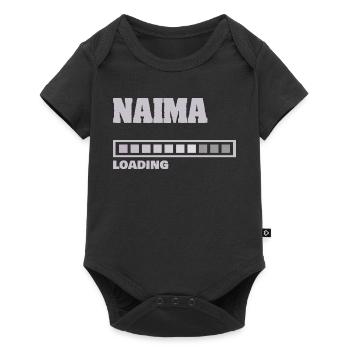 Cadeau pour Naima - Body à manches courtes Premium Bébé - noir - Devant