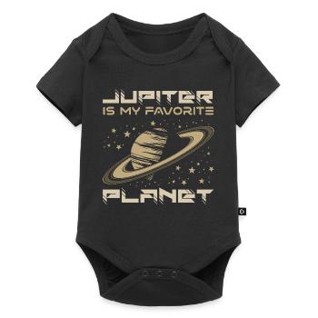 Jupiter est ma blague préférée sur la planète Saturne - Body à manches courtes Premium Bébé - noir - Devant