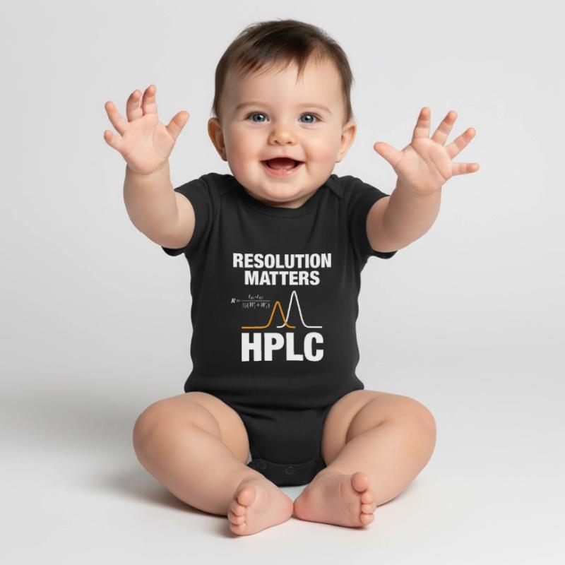 HPLC Peak Resolution Performance Chromatography Baby Premium Kurzarmbody