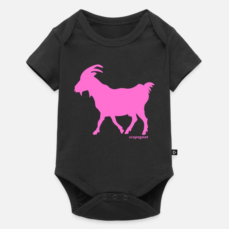 Bouc émissaire rose - Body à manches courtes Premium Bébé - noir