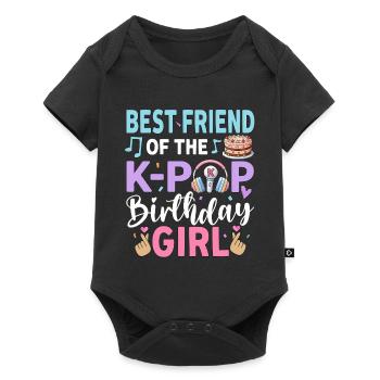Best Friend Of The K-Pop Birthday Girl - Baby Premium short-sleeve bodysuit - black - Front